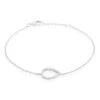 Bracelet Gisberte Argent Oxyde