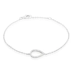 Bracelet Gisberte Argent Oxyde