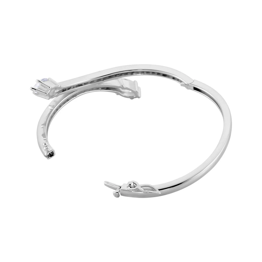 Bracelet Jonc Argent Nevarte Oxydes De Zirconium 2 Bracelet Jonc Argent Nevarte Oxydes De Zirconium – Image 2