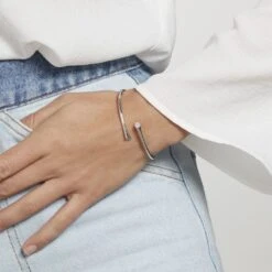 Bracelet Jonc Vivo Argent Oxyde De Zirconium -Histoire d'Or FABFBZW0X7 model0