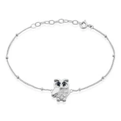 Bracelet Argent Trine Oxydes De Zirconium