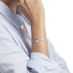 Bracelet Argent Trine Oxydes De Zirconium -Histoire d'Or FABFBZW0X9 model1