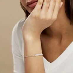 Bracelet Argent Rosule Oxydes De Zirconium -Histoire d'Or FABFBZW0YU model0