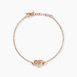 Bracelet Elwenn Argent Rose