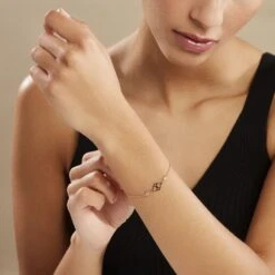 Bracelet Oumeima Argent Rose 6 Bracelet Oumeima Argent Rose -Histoire d'Or FABFRW0101 model0