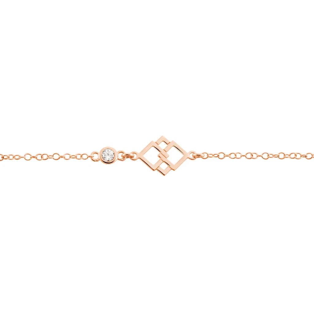 Bracelet Oumeima Argent Rose 2 Bracelet Oumeima Argent Rose – Image 2