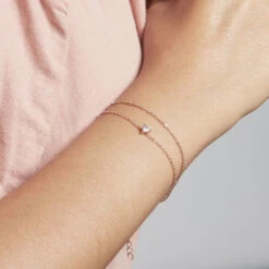 Bracelet Serres Argent Rose Oxyde De Zirconium -Histoire d'Or FABFRZW160 model1