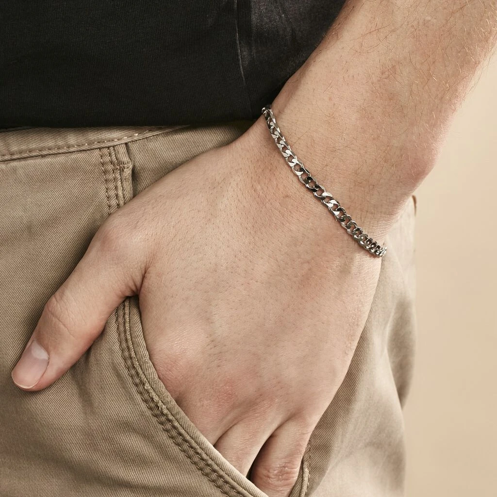 Bracelet Maille Argent Casper 3 Bracelet Maille Argent Casper – Image 3