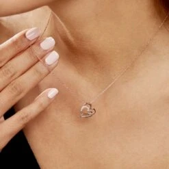 Collier Argent Bicolore Serapis Oxydes De Zirconium -Histoire d'Or FACF2ZW031 model1