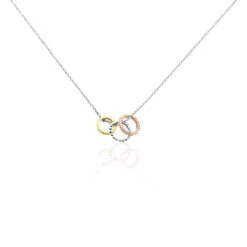 Collier Argent Tricolore Roderick