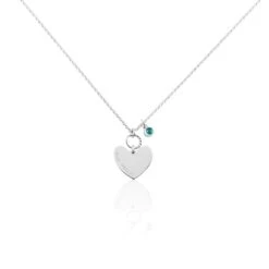 Collier Argent Pero Onyx