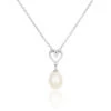 Collier Miley Argent Blanc Perle De Culture