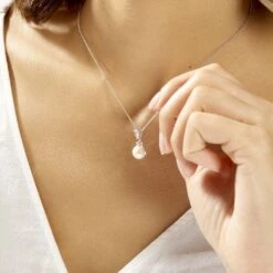 Collier Noame Argent Blanc Perle De Culture Et Oxyde De Zirconium -Histoire d'Or FACFBU2153 model1