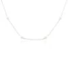 Collier Sautoir Argent Gaspar Perles De Culture 7-8mm 73cm