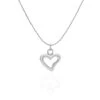 Collier Sweet Love Argent Blanc
