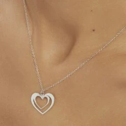 Collier Clarra Argent Blanc -Histoire d'Or FACFBW005C model1