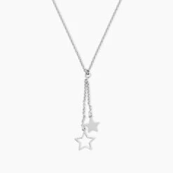 Collier Juliette Argent Blanc