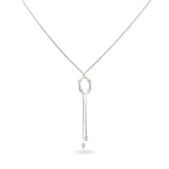 Collier Mariana Argent Blanc