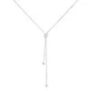 Collier Leandra Argent Blanc