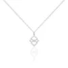 Collier Oumeima Argent Blanc