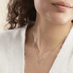 Collier Mayssoun Argent Blanc -Histoire d'Or FACFBW011F model0