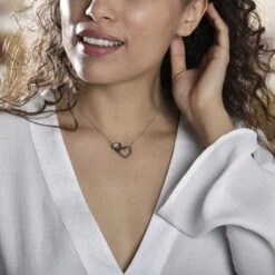 Collier Aalia Argent Blanc -Histoire d'Or FACFBW014T model0