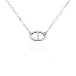 Collier Abdon Argent Blanc