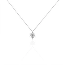 Collier Pia Argent Blanc