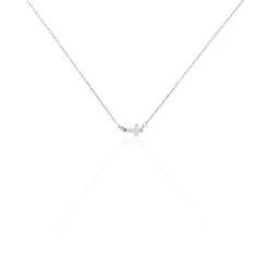 Collier Gaiana Argent Blanc