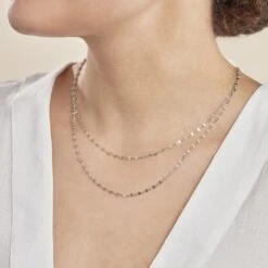 Collier Adelaide Argent Blanc -Histoire d'Or FACFBW016F model0