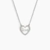 Collier Lovia Argent Blanc