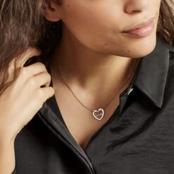 Collier Lovia Argent Blanc -Histoire d'Or FACFBW016L model0