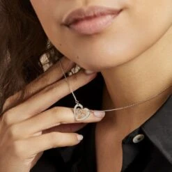 Collier Lovia Argent Blanc -Histoire d'Or FACFBW016L model1