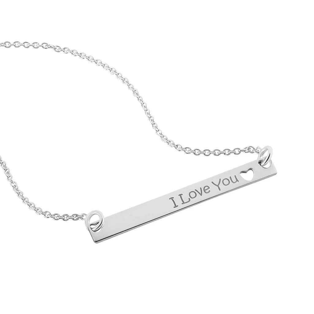 Collier Kamile Argent Blanc 2 Collier Kamile Argent Blanc – Image 2