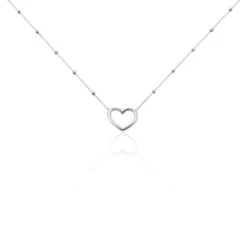 Collier Argent Blanc Gyoso