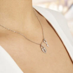 Collier Argent Blanc Kenocha -Histoire d'Or FACFBW01A5 model1