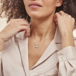 Collier Argent Tancrede Oxydes De Zirconium -Histoire d'Or FACFBW01D6 model0