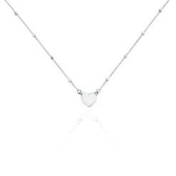 Collier Argent Blanc Augustine