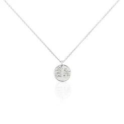 Collier Argent Blanc Sofee Nacre