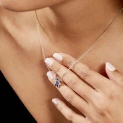 Collier Argent Iban Spinelles Oxydes De Zirconium 6 Collier Argent Iban Spinelles Oxydes De Zirconium -Histoire d'Or FACFBXB217 model0