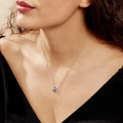 Collier Argent Iban Spinelles Oxydes De Zirconium 7 Collier Argent Iban Spinelles Oxydes De Zirconium -Histoire d'Or FACFBXB217 model1