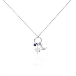 Collier Evyna Argent Blanc Oxyde De Zirconium