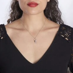 Collier Evyna Argent Blanc Oxyde De Zirconium -Histoire d'Or FACFBZB143 model0