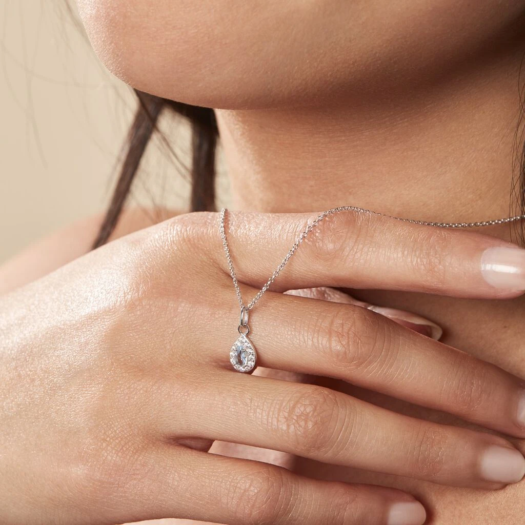 Collier Argent Tania Oxydes De Zirconium 4 Collier Argent Tania Oxydes De Zirconium – Image 4