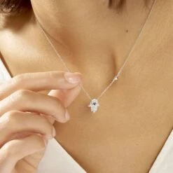 Collier Symbolique Argent Blanc Oxyde De Zirconium -Histoire d'Or FACFBZD146 model1