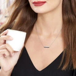 Collier Elianna Argent Blanc Oxyde De Zirconium -Histoire d'Or FACFBZD150 model0