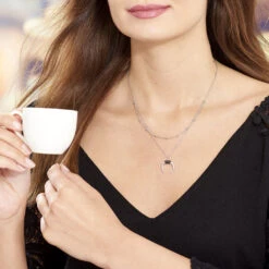 Collier Corneliana Argent Blanc Oxyde De Zirconium -Histoire d'Or FACFBZN071 model0