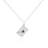 Collier Geoffrey Argent Oxydes De Zirconium