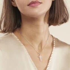 Collier Carola Argent Blanc Oxyde De Zirconium -Histoire d'Or FACFBZW0MS model0