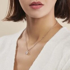 Collier Calvi Argent Blanc Oxyde De Zirconium -Histoire d'Or FACFBZW0N0 model0